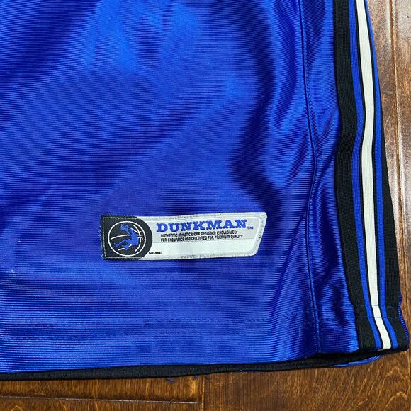 Shaq Dunkman Vintage Y2K Reversible Royal Blue Black Mesh Jersey Men's Medium - Picture 4 of 10